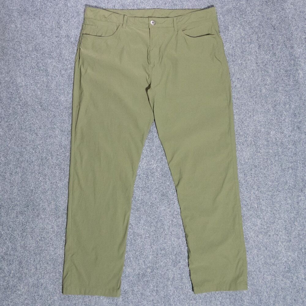 The North Face Sprag 5-Pocket Hiking Pants Men's 40x31 Green Nylon Stretch Climb